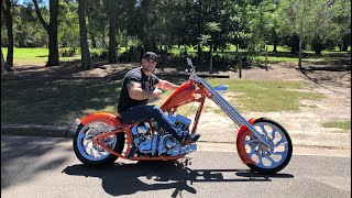 Delivery Day  A Very Custom Harley Davidson FL Chopper [upl. by Yoo468]