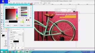 Cómo hacer un cartel en GIMP [upl. by Greenland]