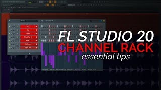 FL Studio 20 Basics  The Channel Rack Step Sequencer [upl. by Olson]