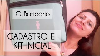 O Boticário CADASTRO E KIT INICIAL [upl. by Aihsena]