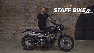 Staff Bikes Dutchs Triumph Street Scrambler [upl. by Persas]