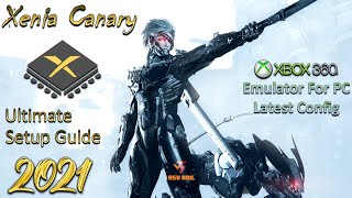 XENIA CANARY PC  QUICK SETUP GUIDE  XBOX 360 Emulator  2021 LATEST UPDATED  BEST EASY SETTINGS [upl. by Yard395]