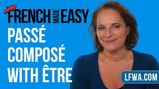 Learn French know the passé composé with Être under 5 minutes [upl. by Alahsal]