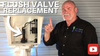 How To Replace A Toilet Flush Valve  DIY Plumbing [upl. by Fotinas590]