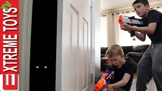 Mystery Creature Attack Ethan Vs Cole Animal Nerf Battle [upl. by Valiant126]