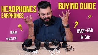 Earphones  Headphones Buying Guide 2019 ⚡ ⚡ ⚡ Find the Perfect One For You [upl. by Gillmore]