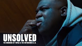 Biggie Calls Tupac From The Studio Season 1 Episode 2  Unsolved on USA Network [upl. by Ahsiener]