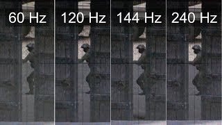 Slow motion 240Hz vs 144Hz vs 120Hz vs 60Hz  CSGO [upl. by Halyk914]