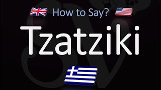 How to Pronounce Tzatziki Sauce CORRECTLY [upl. by Marcos]