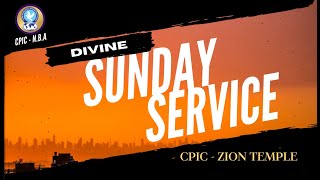 CPICNJ  ZION TEMPLE  SUNDAY SERVICE  041424 [upl. by Milissent]