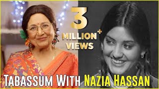 Nazia Hassan  Rare Full Interview  Aap Jaisa Koi  Tabassum Talkies [upl. by Inait465]