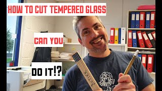 How to cut glass normal VS safety tempered [upl. by Kirsteni]