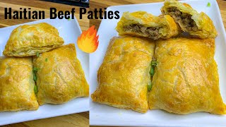 Easy amp Delicious Haitian Beef Patties Recipe Beef Patties [upl. by Lehsreh924]