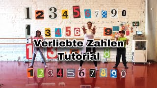 Kindertanz  Tutorial mit Erklärung  Verliebte Zahlen [upl. by Zoi]