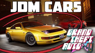 GTA 6 JDM Cars  90s Models that we need to have [upl. by Sacksen]