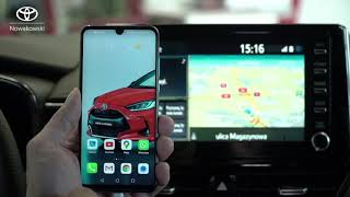 Jak połączyć nasz telefon z Toyotą Bluetooth  Android AutoampApple Car Play [upl. by Anined]