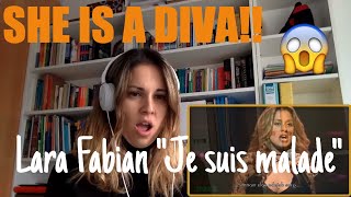 Lara Fabian singing quotJe suis maladequot Video Reaction [upl. by Lowenstein]