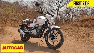 Bajaj V15  First Ride  Autocar India [upl. by Erised]