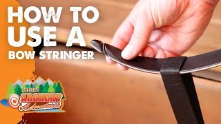 how to use a bow stringer Archery [upl. by Wadell]