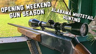 Alabama Whitetail Deer Hunting  Opening Day of Gun Season [upl. by Spieler721]