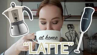 HOW TO MAKE A quotLATTEquot AT HOME moka pot  frother [upl. by Jasper834]