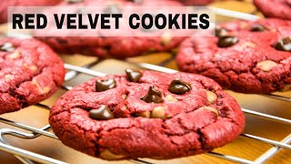 Easy and Delicious Red Velvet Cookie Recipe [upl. by Calva648]