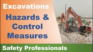 Excavations  Hazards and Control Measures  safety training [upl. by Carmel]