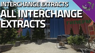 All Interchange Extracts  Extract Guide  Escape From Tarkov [upl. by Bywaters816]