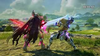 Soul Calibur 6  Nightmare vs Siegfried Gameplay 1080p 60fps [upl. by Lincoln22]