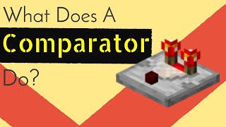 What Does a Comparator Do Minecraft Comparators Explained [upl. by Ahseenal]