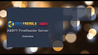 ABBYY FineReader Server Overview [upl. by Danaher]