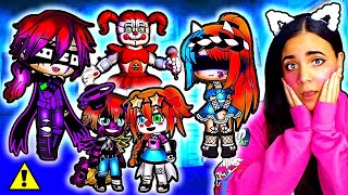 AFTON FAMILY REUNION 👪 FNAF Gacha Life Mini Movie Reaction [upl. by Dyolf]