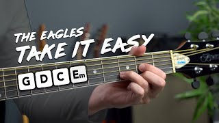 THE EAGLES  TAKE IT EASY Guitar Lesson Tutorial  How to play [upl. by Selim]