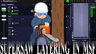 Layering Supersaws in MSoundfactory [upl. by Saihttam108]