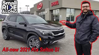 BRAND NEW VEHICLE  2021 Kia Seltos S  Review Test Drive amp Road Test [upl. by Kieryt]