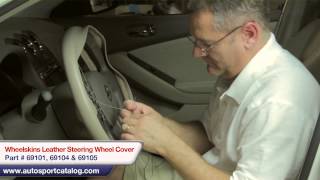 How to install a Wheelskins steering wheel cover [upl. by Eriha534]