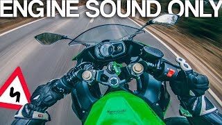 Kawasaki Ninja 400 sound amp review RAW Onboard [upl. by Nerrak919]