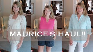 Maurices Haul And Try On For Over 50 [upl. by Llabmik]