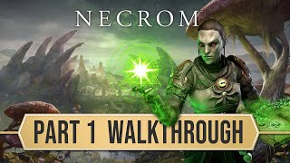 ESO Necrom Gameplay Walkthrough Part 1 The Elder Scrolls Online Morrowind [upl. by Wight274]