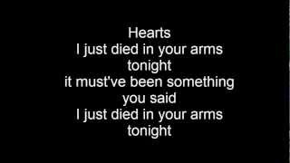 Just died in your arms Lyrics Cutting Crew [upl. by Stacie]