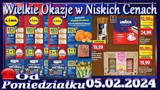 Lidl Nowa Gazetka Promocyjna od Poniedziałku 05022024 Najlepsze Okazje W Niskich Cenach [upl. by Atlante]