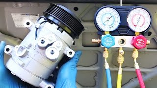 How to Replace an AC Compressor in your Car [upl. by Lyda]