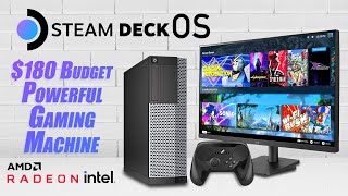 You Can Build A Powerful amp Cheap 180 Steam Deck OS Gaming Machine [upl. by Yorel799]