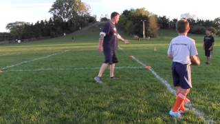 Youth Football  Learning How to Tackle [upl. by Philipson187]