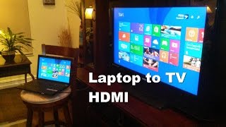 How to Connect Laptop to TV using HDMI  Easy amp Fun [upl. by Aneet]