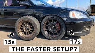 Is Bigger Better 15 Inch Vs 17 Inch Wheels amp Tires [upl. by Vasquez]