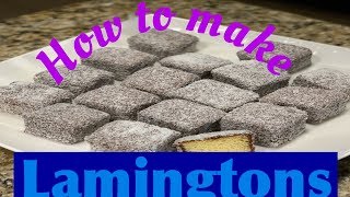 How to make Lamingtons [upl. by Eeclehc]