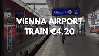 Using The Vienna Airport Train Wien [upl. by Carrelli]