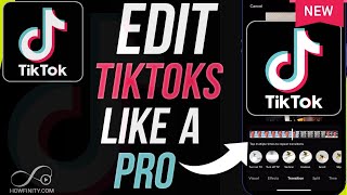 How to Edit a TikTok Video [upl. by Alyakem]