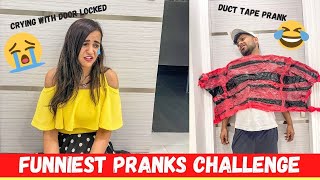 FUNNIEST PRANKS Challenge for 24 HOURS 😉 [upl. by Winchell481]